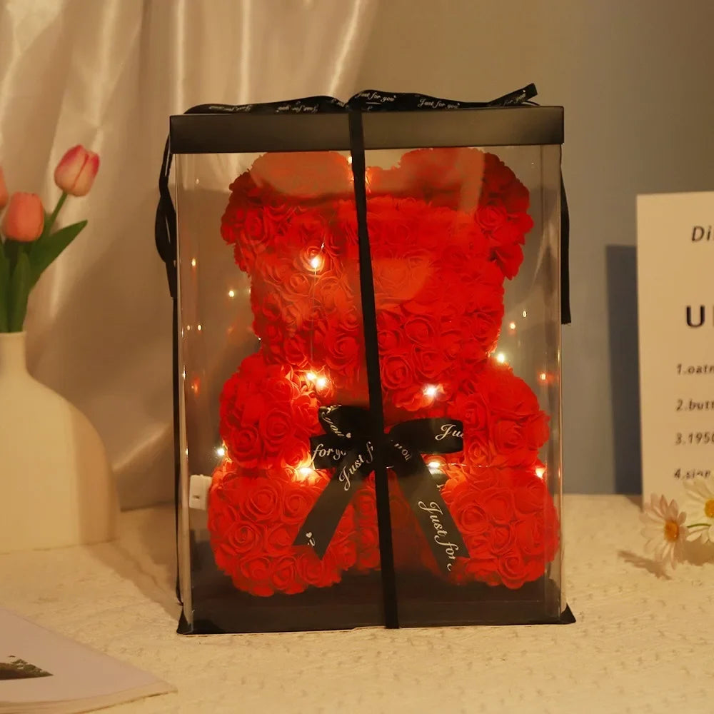 Rose Teddy Bear Valentine's Day