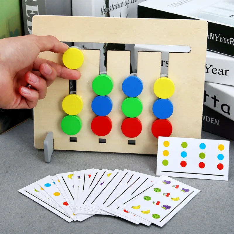 Wooden Toys Double-sided for Kids